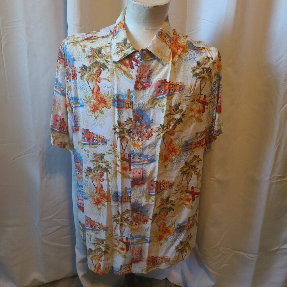 Mens S/S Margaritaville Hawaiian shirt - XL